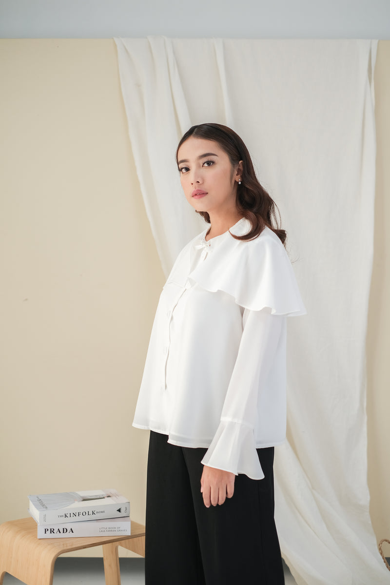 Sarwa Cape Tops - White